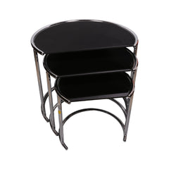 Table Set 3Pc Ir D331 A+B Silver Default Title - MamasJan Household