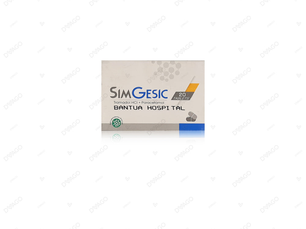 Simgesic Tablets 37.5mg/325mg (1 Box = 2 Strips) (1 Strip = 10 Tablets)