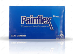 Painflex Capsules 20mg (1 Box = 2 Strips) (1 Strip = 10 Capsules)