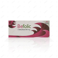 Befolic Tablets 400mcg (1 Box = 3 Strips) (1 Strip = 10 Tablets)