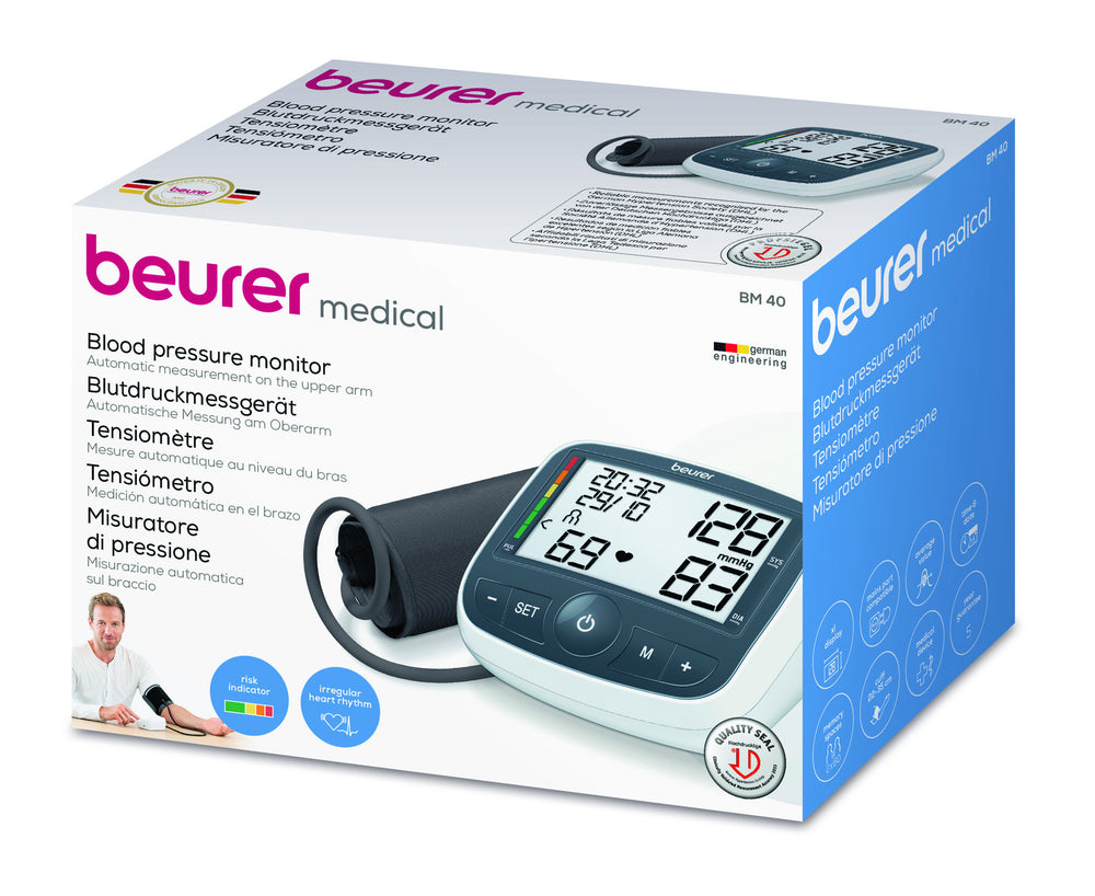 Beurer Upper Arm Blood Pressure Monitor BM 40