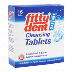 Fittydent Super Cleansing Tablets (1 Box = 4 Strips) (1 Strip = 4 Tablets)