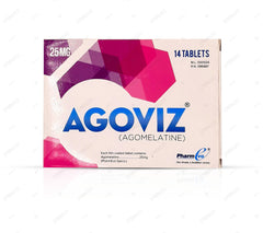 Agoviz Tablets 25mg (1 Box = 2 Strips) (1 Strip = 7 Tablets)