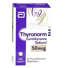 Thyronorm Tablets 50mcg (1 Bottle = 100 Tablets)