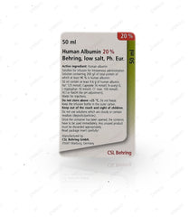 Human Albumin Suspension 20% 50ml