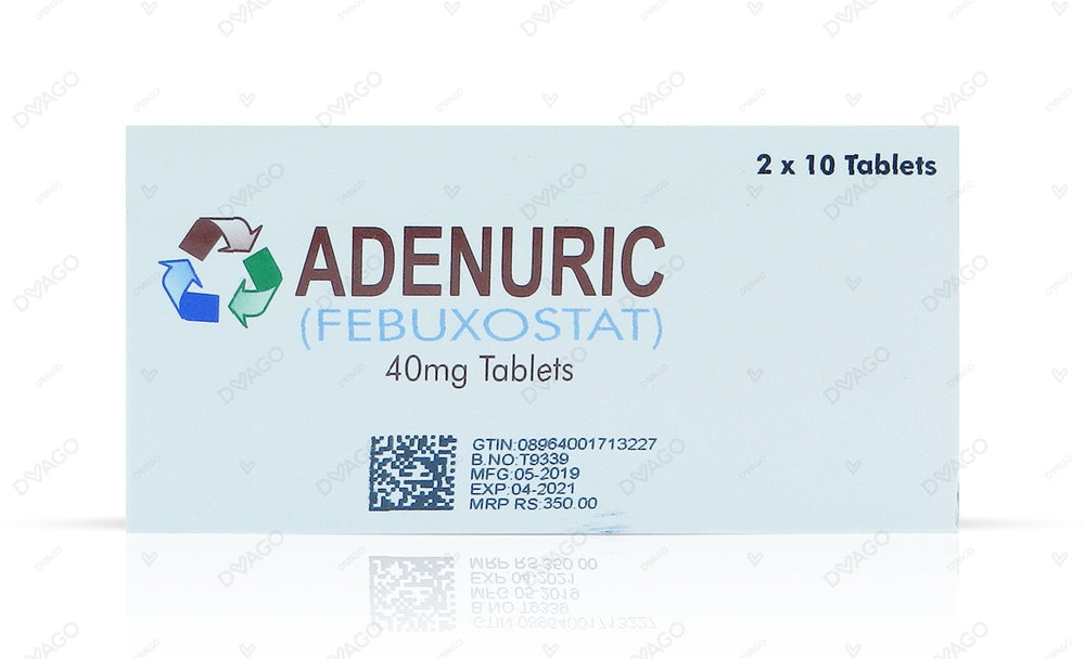 ADENURIC 40MG 20 Tablets