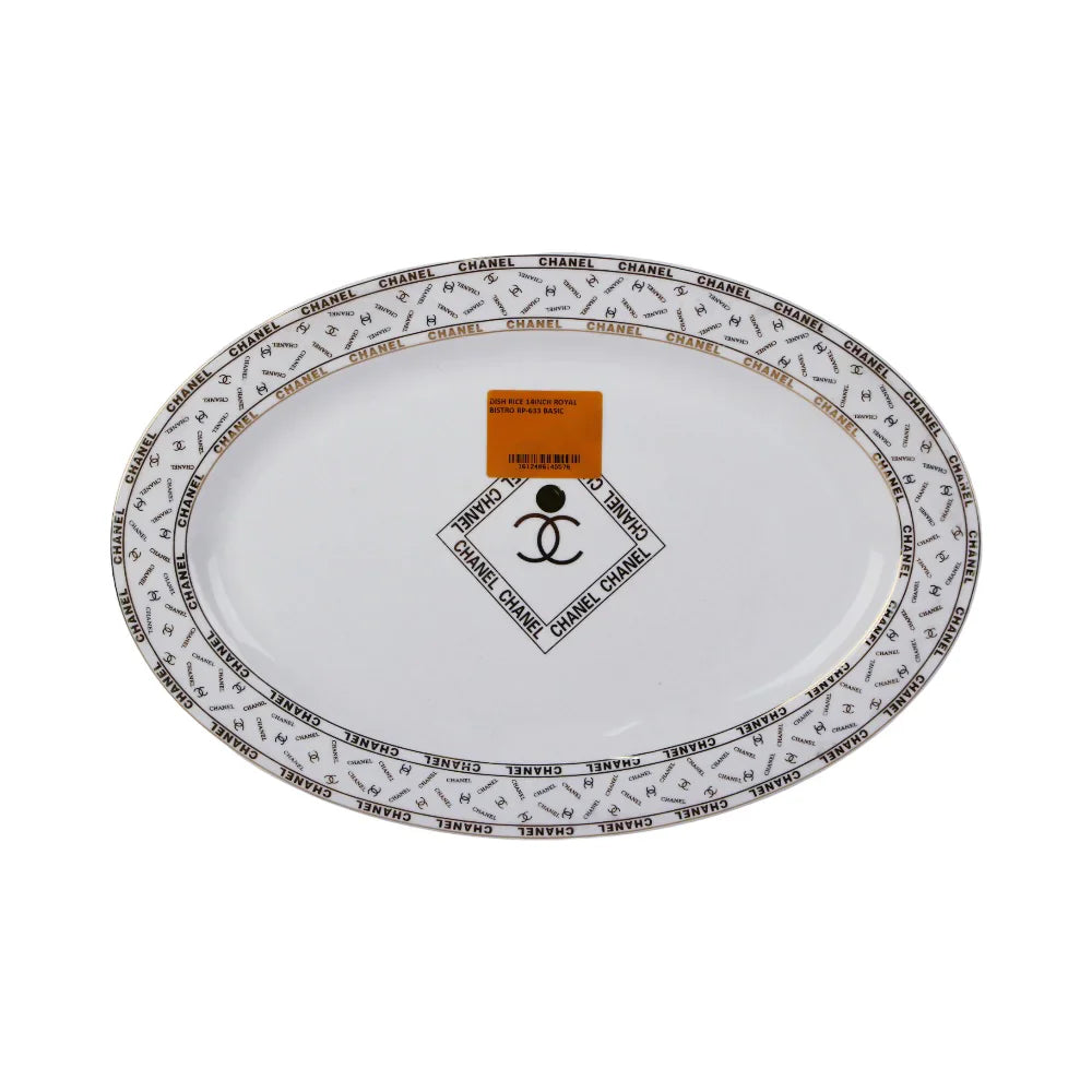 DISH RICE 14INCH ROYAL BISTRO RP-633 BASIC Default Title - MamasJan Crockery