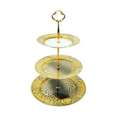 CAKE DISH ROYAL BISTRO 3TIER K105-627N-3 BASIC Default Title - MamasJan Crockery