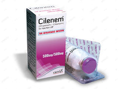 Cilenem Iv Injection 500mg/500mg (1 Box = 1 Injection)