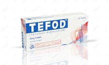 Tefod Tablets 25mg (1 Box = 3 Strips) (1 Strip = 10 Tablets)