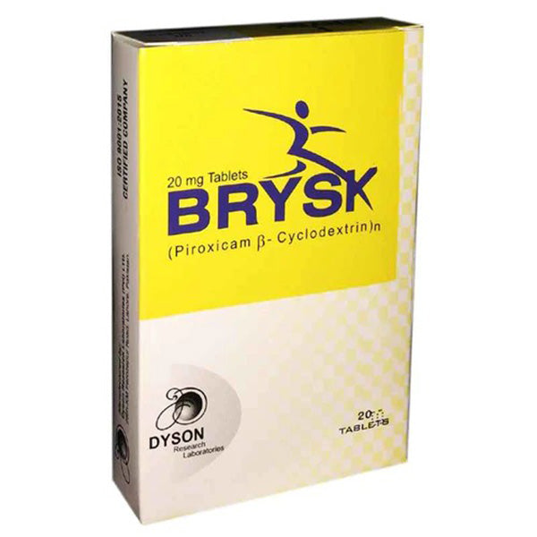 Brysk Tablets 20mg (1 Box = 2 Strips) (1 Strip = 10 Tablets)