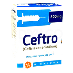 Ceftro Iv/Im Injection 500mg (1 Box = 1 Injection)