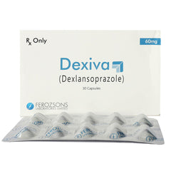 Dexiva Capsules 60mg (1 Box = 3 Strips) (1 Strip = 10 Capsules)