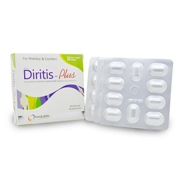Diritis Plus Tablets (1 Box = 3 Strips) (1 Strip = 10 Tablets)