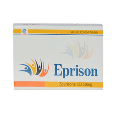 Eprison Tablets 50mg (1 Box = 2 Strips) (1 Strip = 10 Tablets)