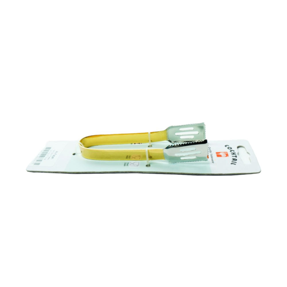 ICE TONG COCKTAIL HALF GOLD 5 INCH SMALL PC Default Title - MamasJan Crockery