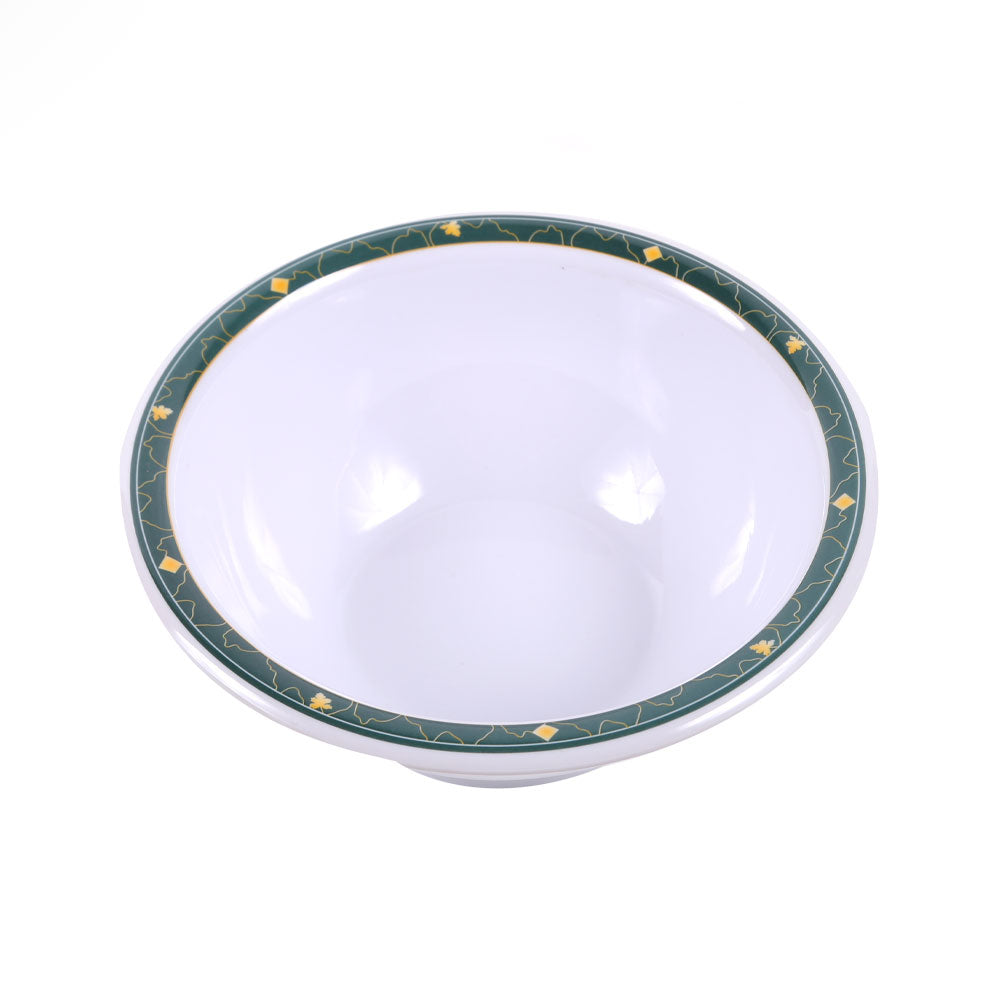 BOWL MEDIUM GREEN BASIC Default Title - MamasJan Crockery