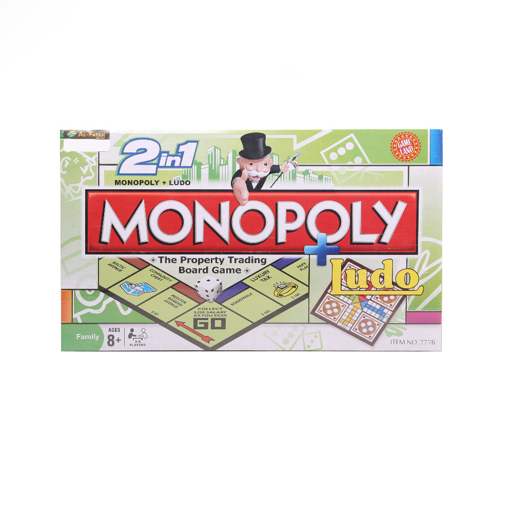 7776 Monopoly Ludo 2In1 Basic Default Title - MamasJan Toys