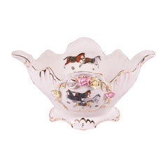 BOWL PORCELAIN HCH711-333-4 BASIC Default Title - MamasJan Decoration
