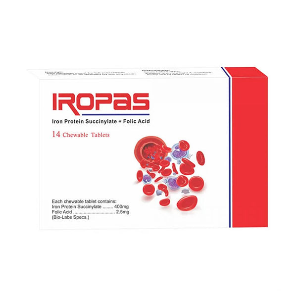IROPAS CHEWABLE TABLETS 14S