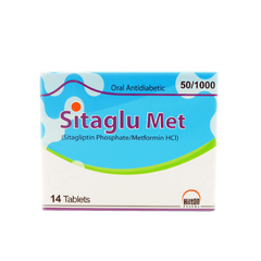 Sitaglu Met Xr Tablets 50mg/1000mg (1 Strip = 7 Tablets)