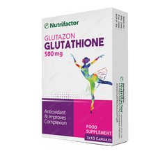 Nutrifactor Glutazon Capsules 500mg (1 Bottle = 30 Capsules)
