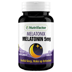 Nutrifactor Melatonix Tablets 5mg (1 Bottle = 30 Tablets)