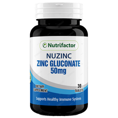Nutrifactor Nuzinc Tablets (1 Bottle = 30 Tablets)