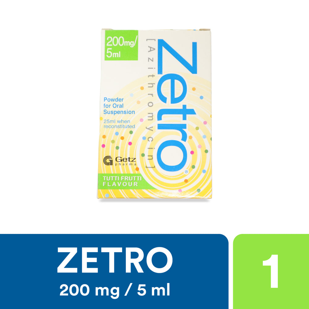 Zetro 25ml Suspension 200mg/5ml