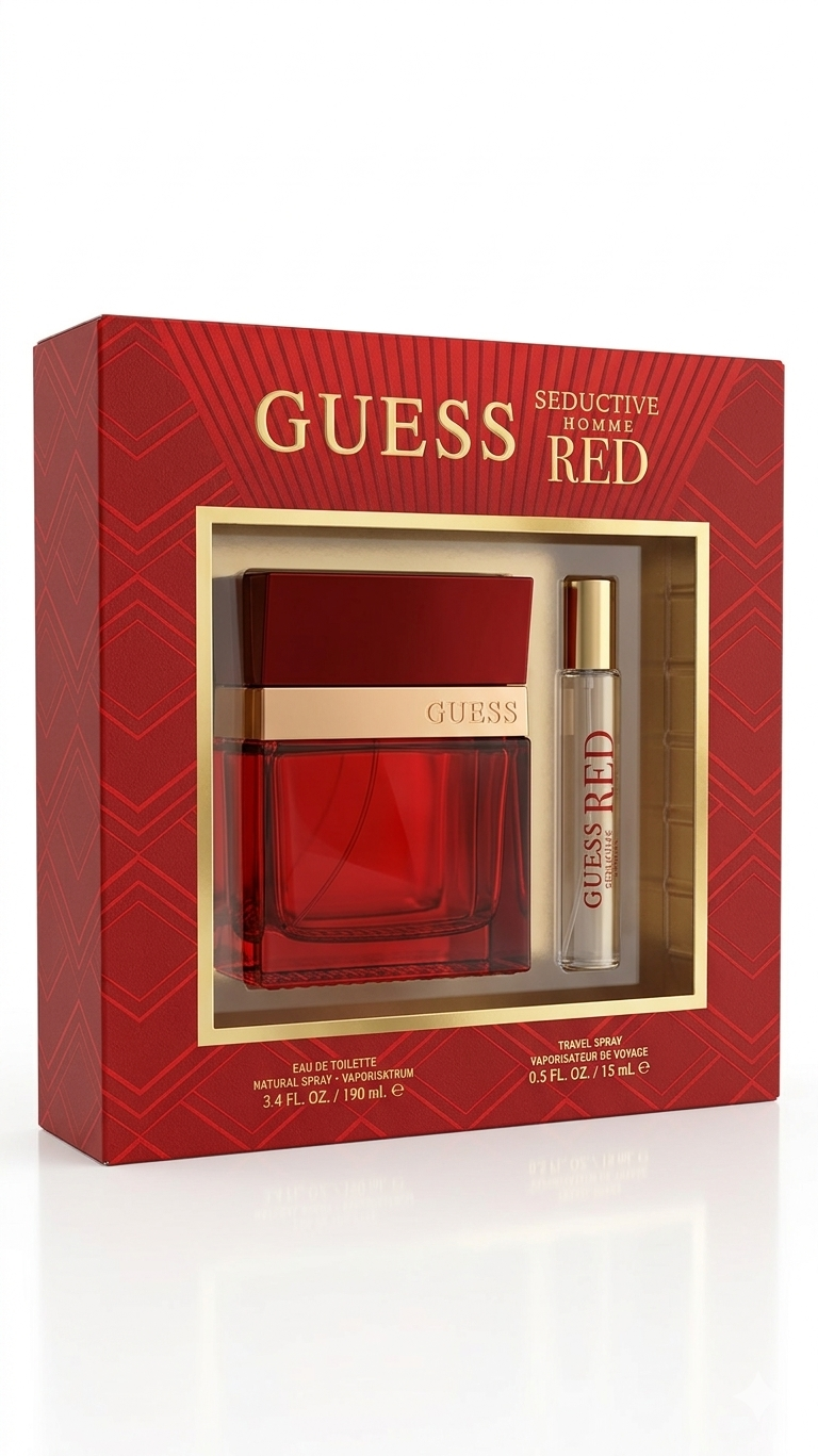 GUESS SEDUCTIVE RED FOR MEN 2 PCS GIFT SET Default Title - MamasJan Perfume