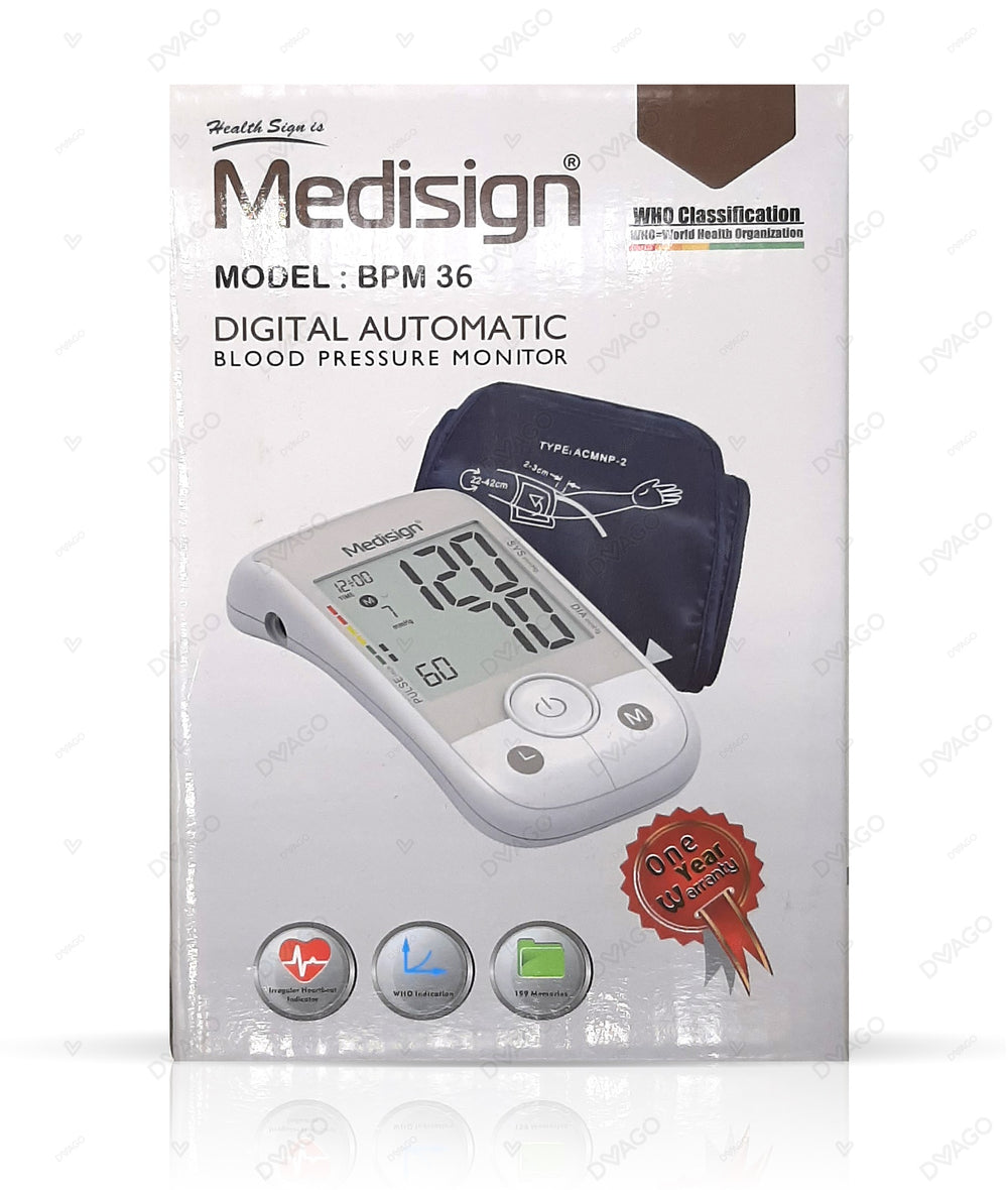 Medisign Digital Blood Pressure Monitor BPM 36