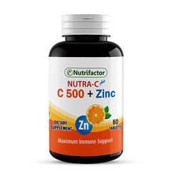 Nutrifactor Nutra-C Plus Tablets (1 Bottle = 60 Tablets)