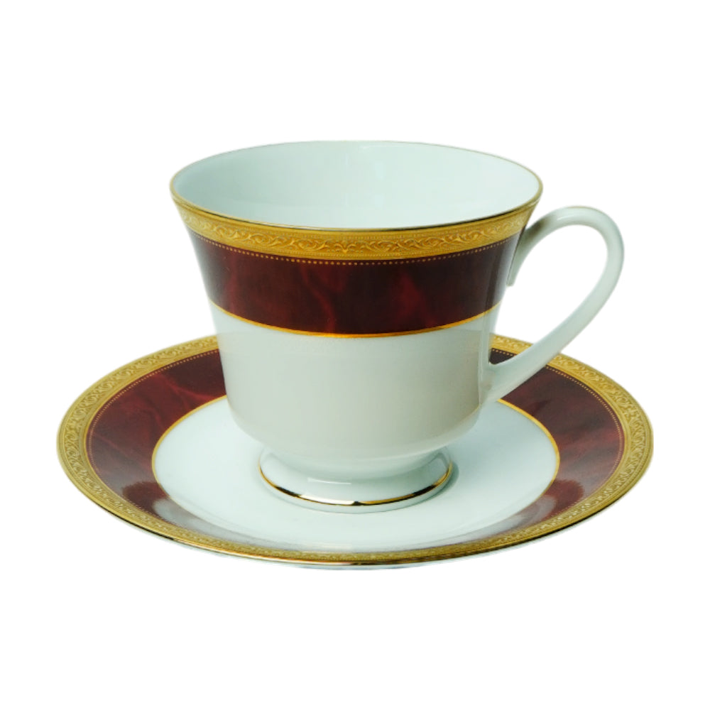 CUP & SAUCER NORITAKE M166 BASIC (Pack of 6) Default Title - MamasJan Crockery