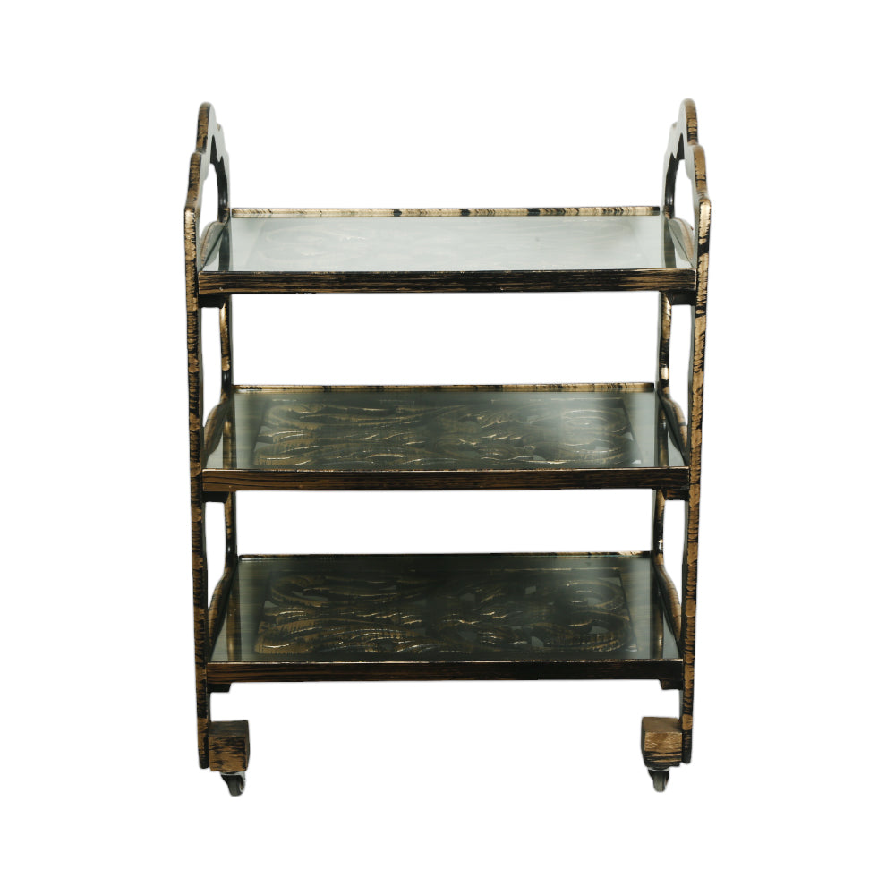 TEA TROLLEY 3 SHELF 211 Default Title - MamasJan Household