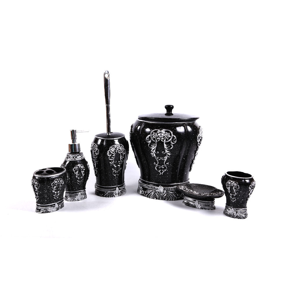 BATH ROOM SET 6PC IR SMS347 Default Title - MamasJan Decoration