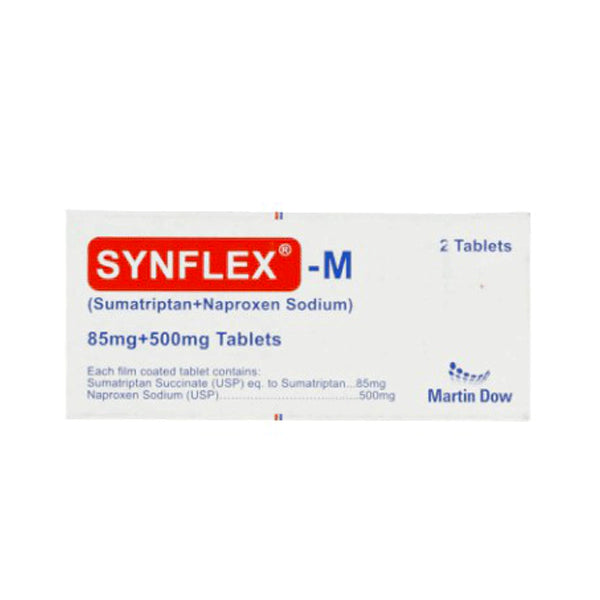 Synflex-M Tablets 85mg+550mg (1 Box = 1 Strip)(1 Strip = 2 Tablets)