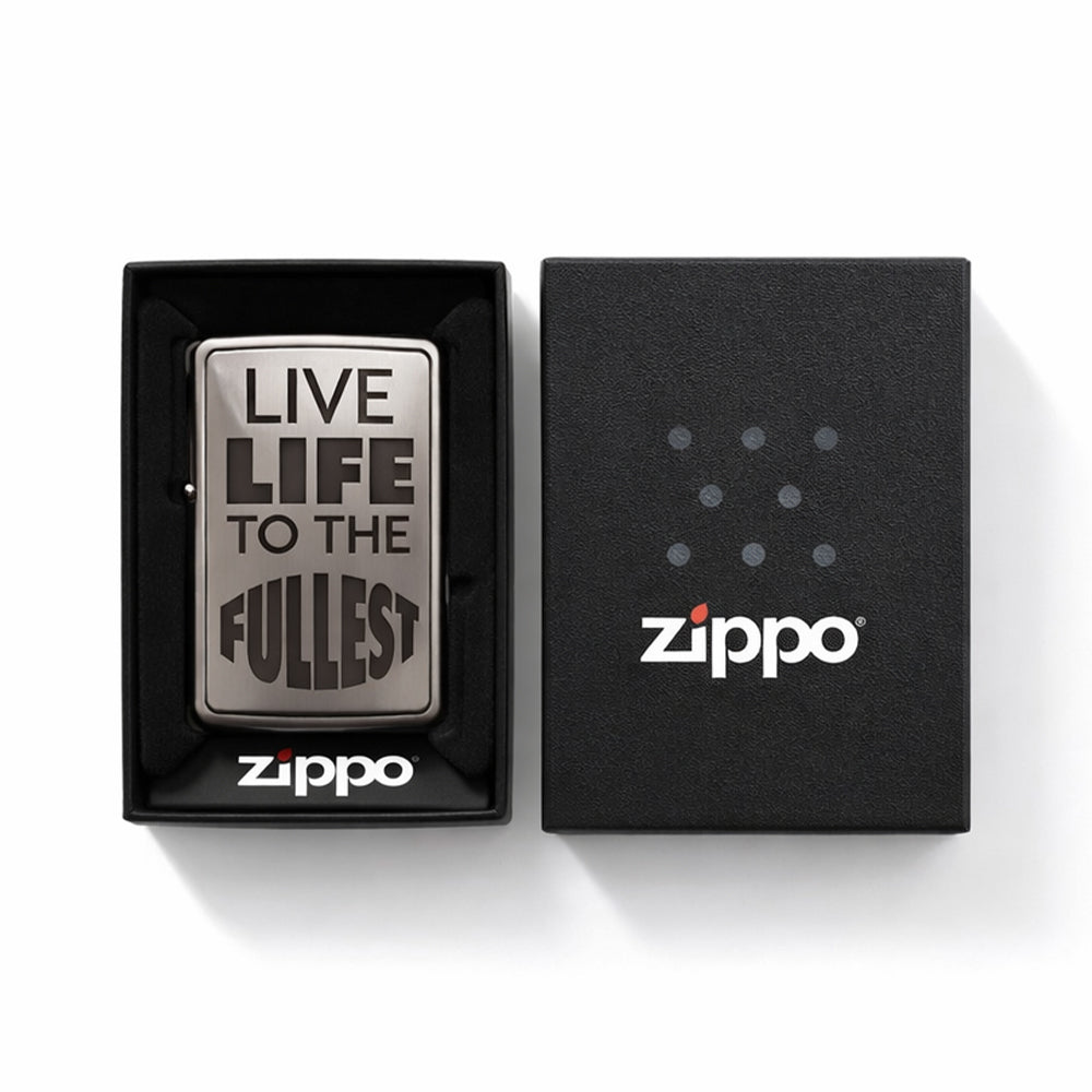 ZIPPO LIGHTER 150 LIVE LIFE DESIGN Default Title - MamasJan Tobacco Shop