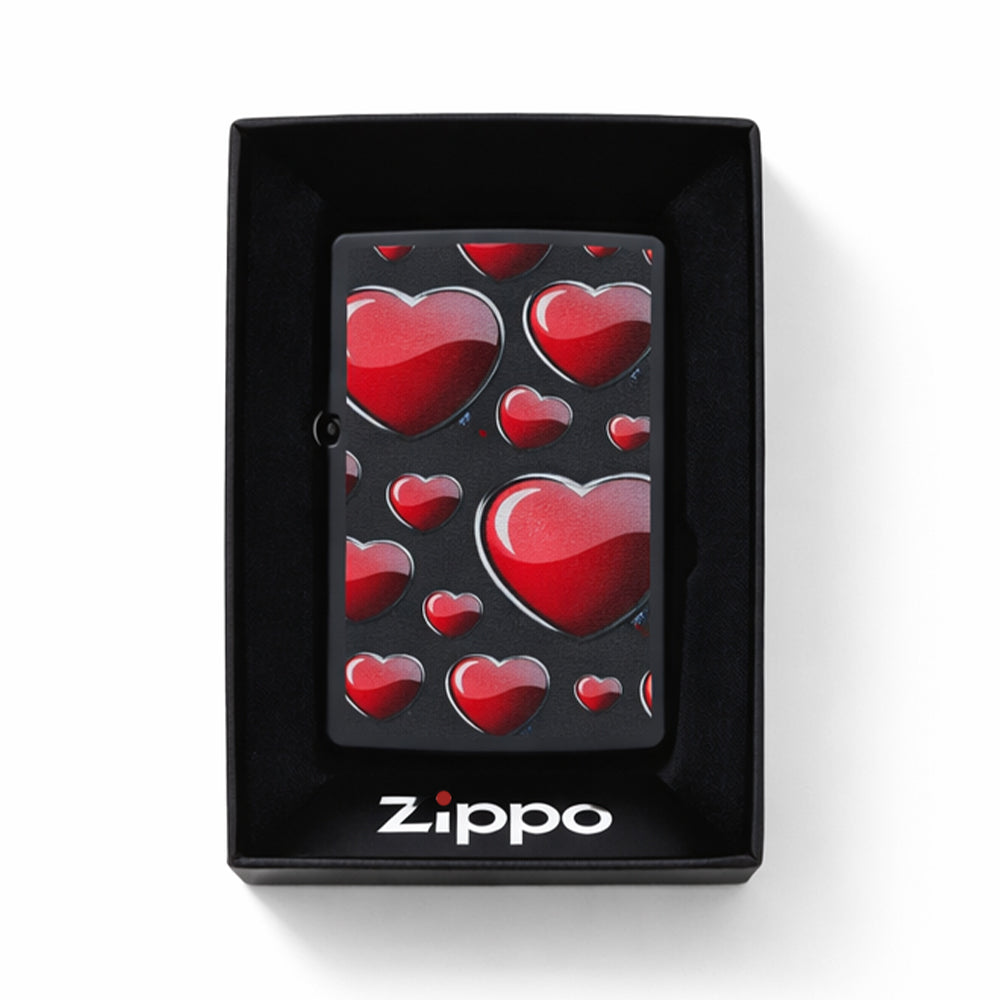 ZIPPO LIGHTER 218 HEART DESIGN Default Title - MamasJan Tobacco Shop