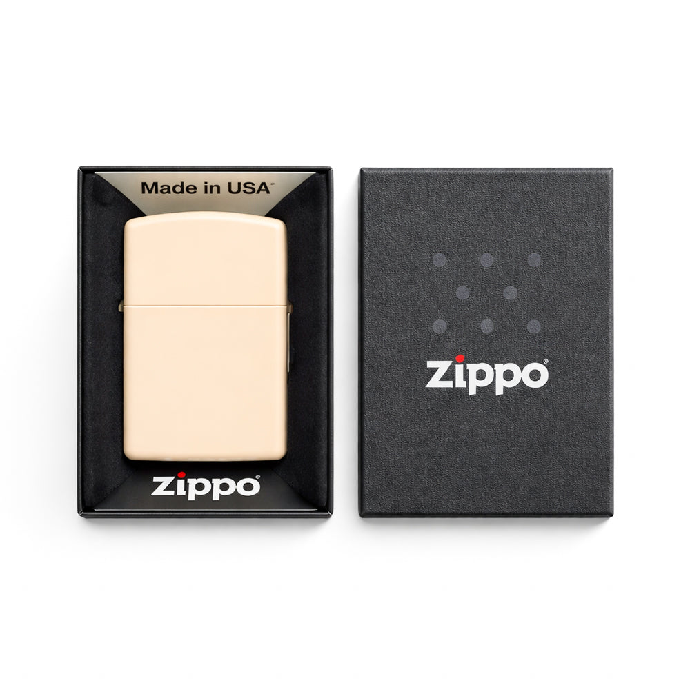 ZIPPO LIGHTER FLAT SAND 739849453 Default Title - MamasJan Tobacco Shop