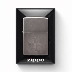 ZEPPO LIGHTER 8154AE184546 205 REG FLOWER BUTTERFLY Default Title - MamasJan Tobacco Shop