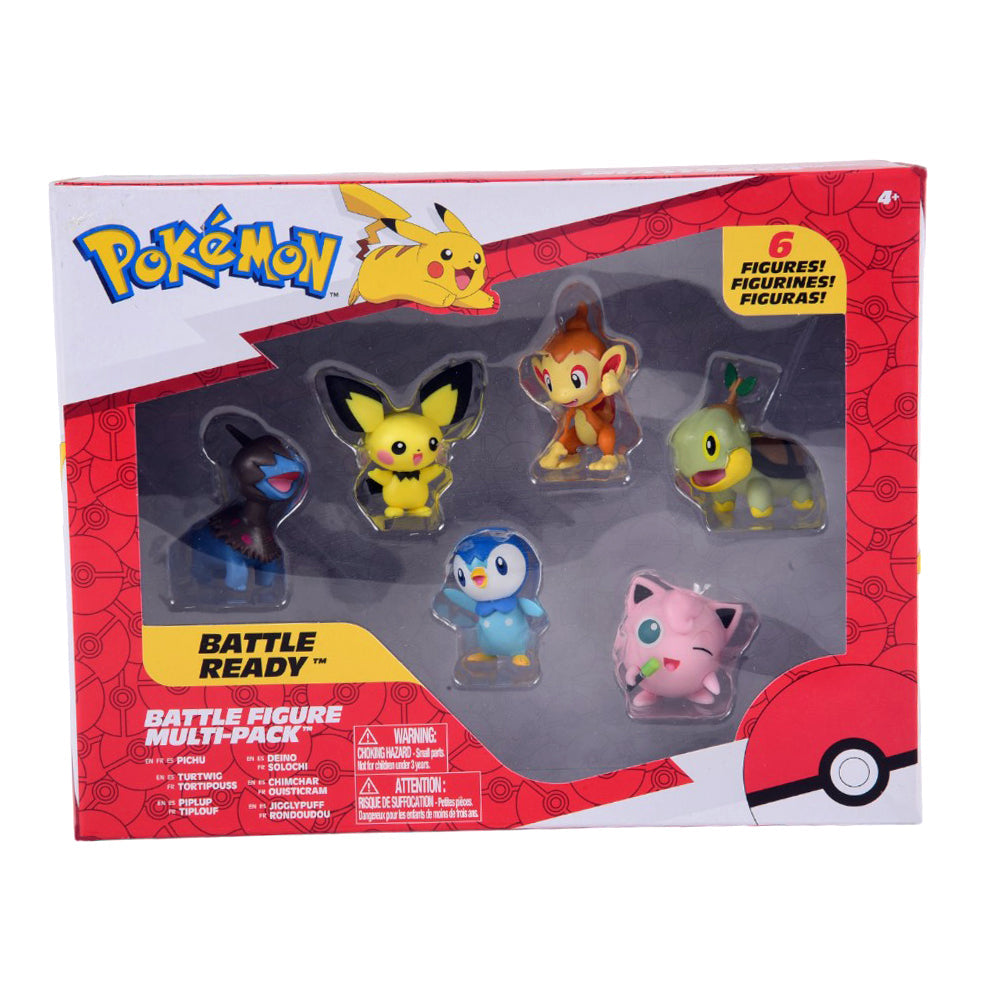 PKW3061 POKEMON BATTLE FIGURE 6PC Default Title - MamasJan Toys
