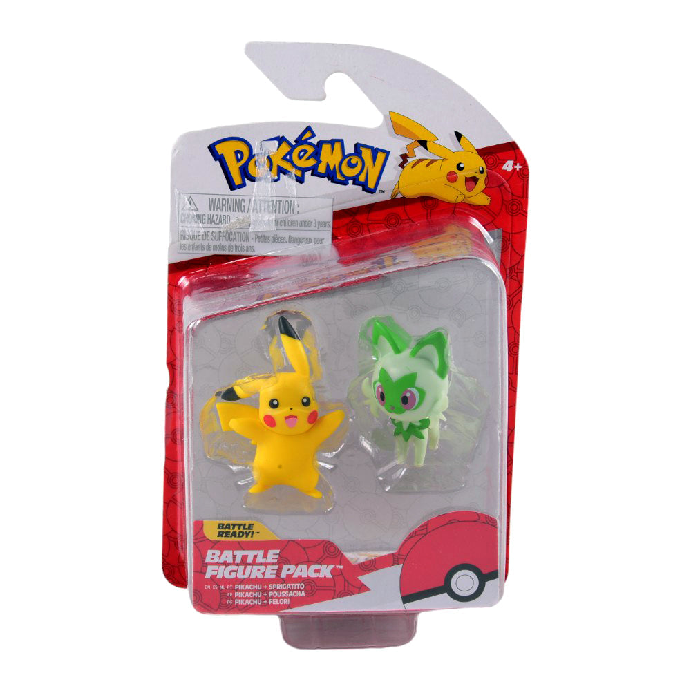 PKW3358 POKEMON BATTLE FIGURE 2PC Default Title - MamasJan Toys