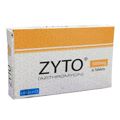 Zyto Tablets 500mg (1 Box = 1 Strip)(1 Strip = 6 Tablets)