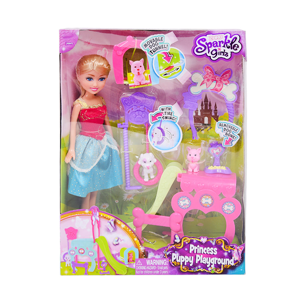 10085 SPARKLE GIRLZ FASHION OUTFIT DOLL W-PET A.I Default Title - MamasJan Toys