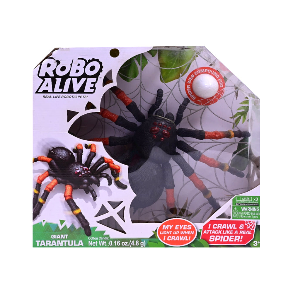 7170 ROBO ALIVE GIANT TARANTULA SERIES 1 Default Title - MamasJan Toys