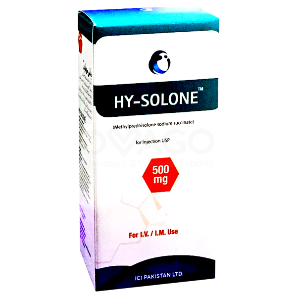 Hy-Solone Iv/Im Injection 500mg (1 Box = 1 Injection)