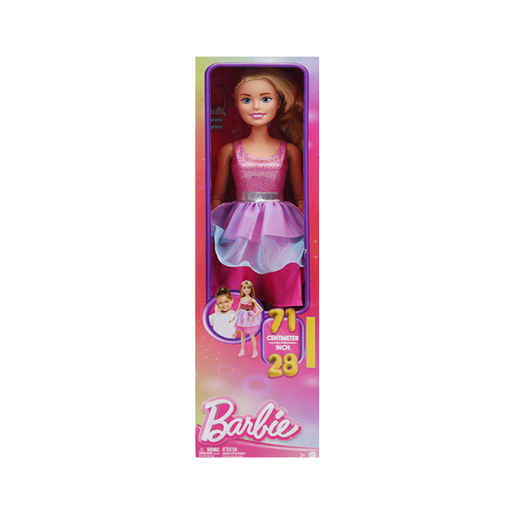 HJY02 BARBIE LARGE DOLL PINK A.I Default Title - MamasJan Toys