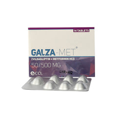 Galza-Met Tablets 50mg/5000mg (1 Strip = 7 Tablets)