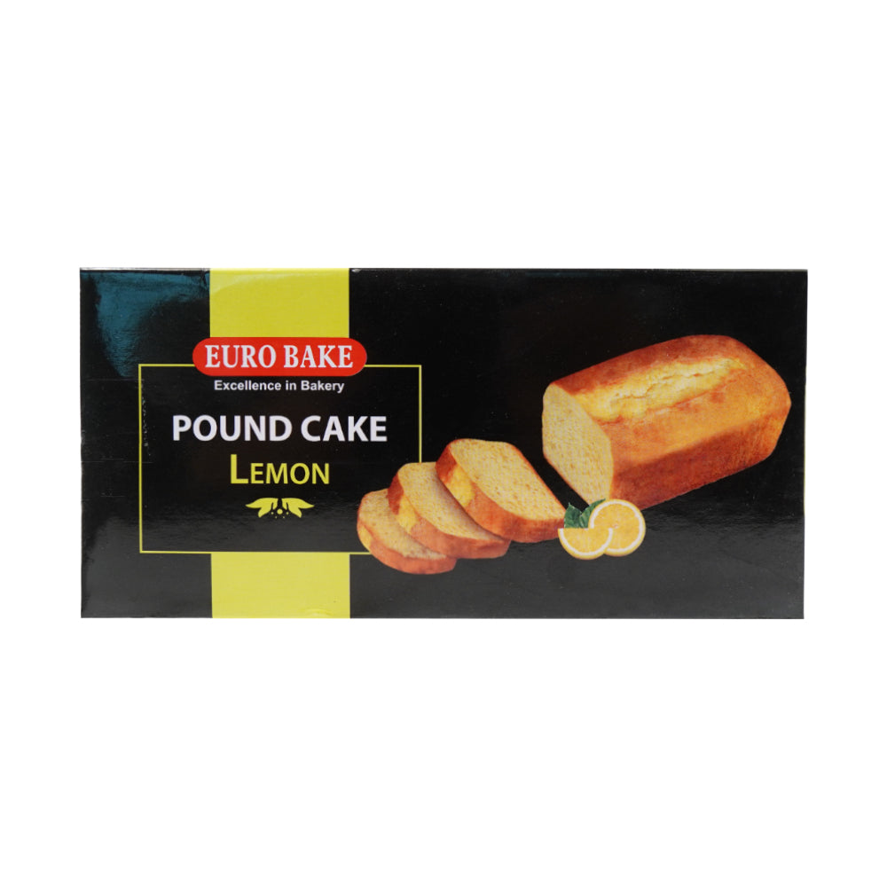 EURO BAKE POUND CAKE LEMON FLAVOURED 225 GM Default Title - MamasJan Grocery