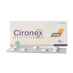 Cironex Tablets 10mg (1 Strip = 7 Tablets)